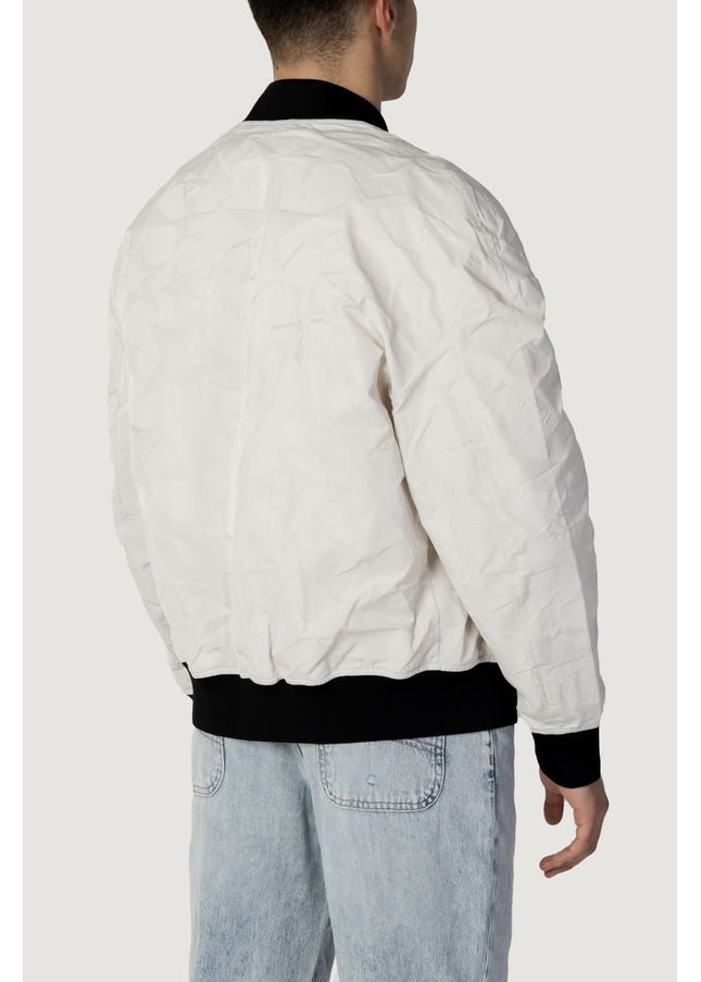 Armani Exchange Cream Polyester Jacket