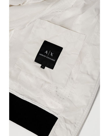 Armani Exchange Cream Polyester Jacket