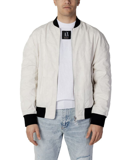 Armani Exchange Cream Polyester Jacket