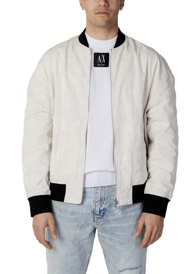 Armani Exchange Cream Polyester Jacket