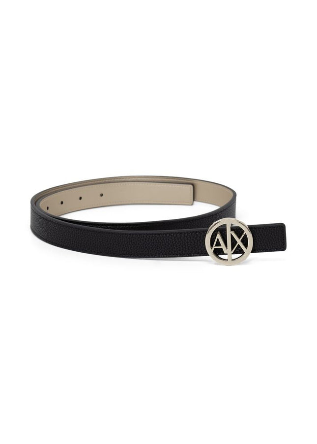 Armani Exchange Gold Polyester Belt