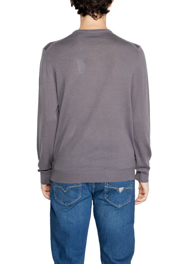 Armani Exchange Gray Wool Sweater