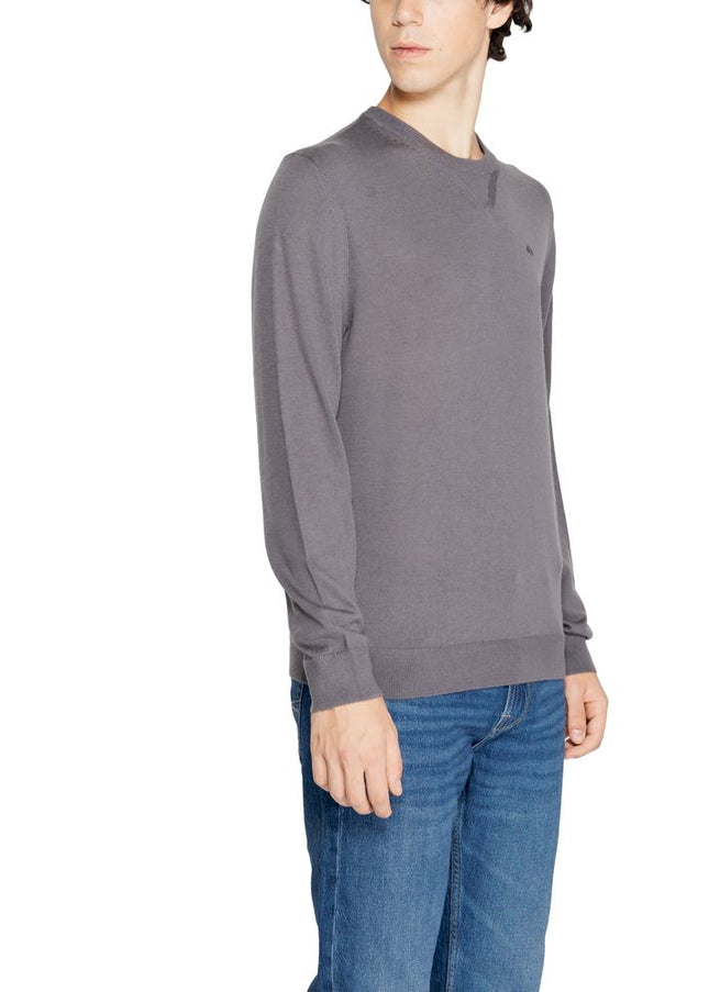 Armani Exchange Gray Wool Sweater