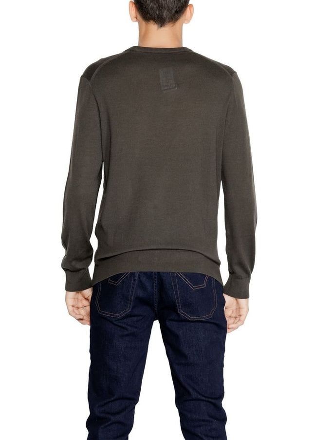 Armani Exchange Green Wool Sweater