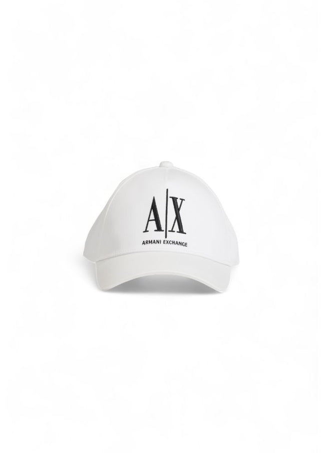 Armani Exchange White Cotton Hats & Cap