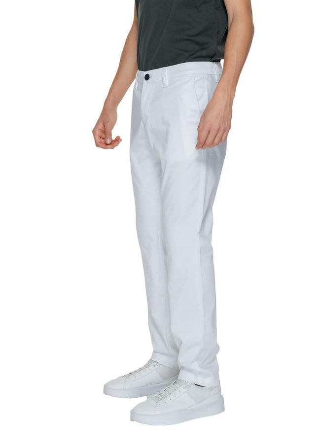 Armani Exchange White Cotton Jeans & Pant