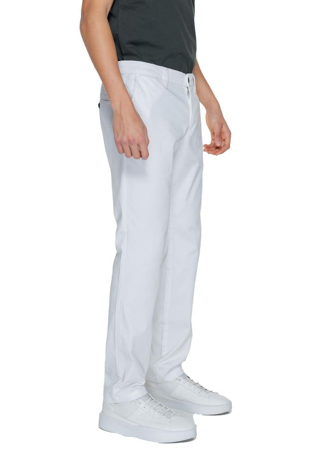 Armani Exchange White Cotton Jeans & Pant