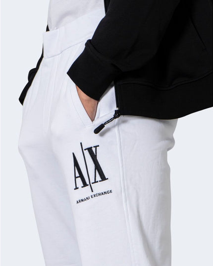 Armani Exchange White Cotton Jeans & Pant