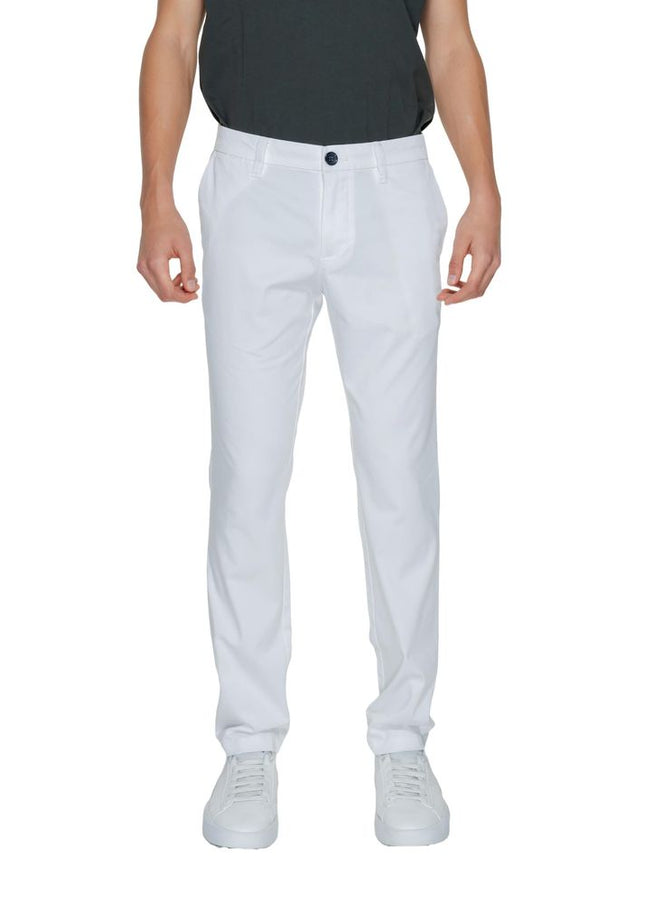 Armani Exchange White Cotton Jeans & Pant