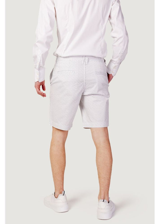 Armani Exchange White Cotton Short