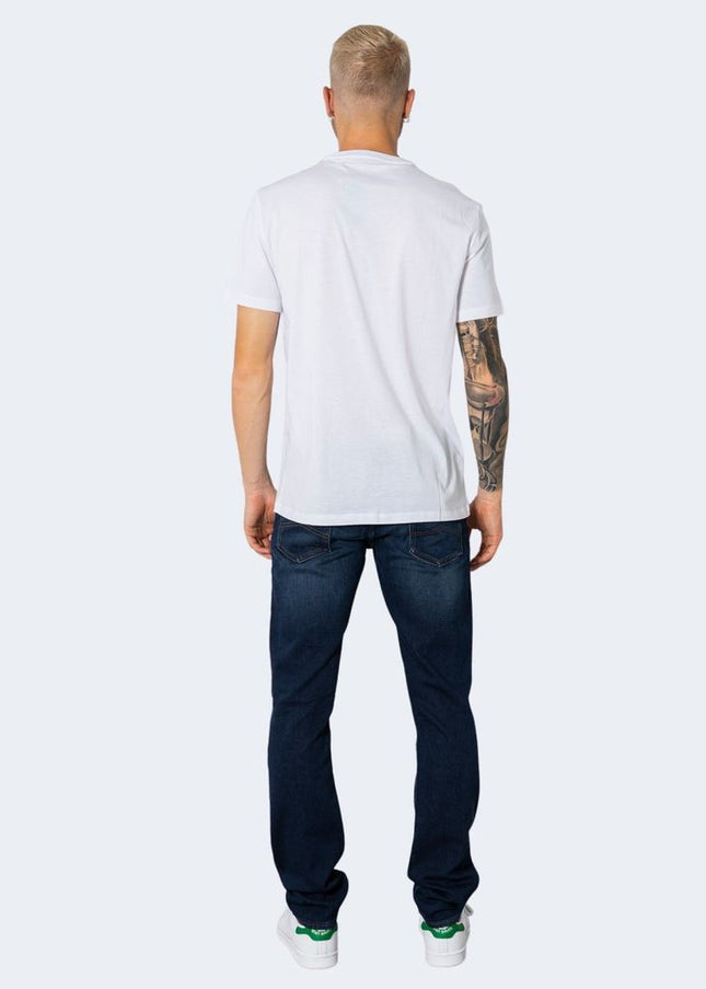 Armani Exchange White Cotton T-Shirt