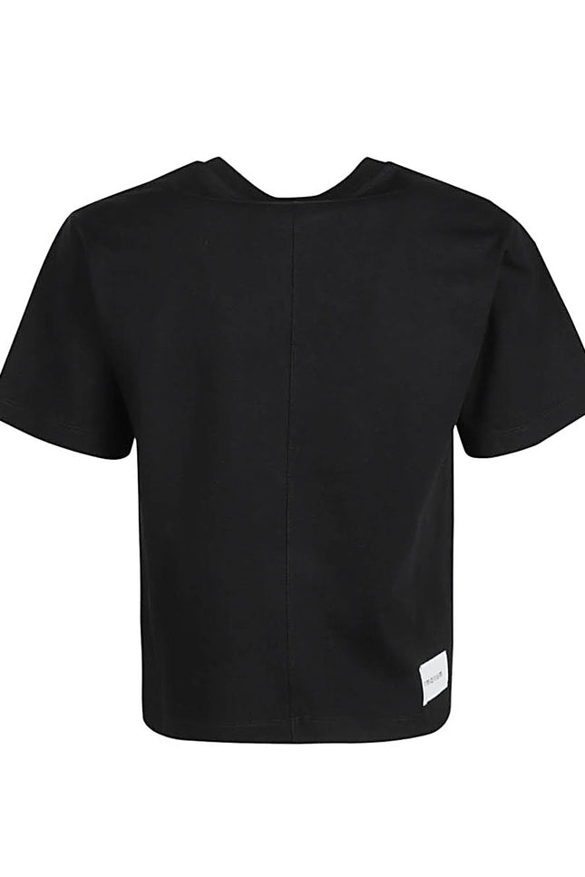 Armarium T-Shirts And Polos Black-women > clothing > topwear-Armarium-Urbanheer