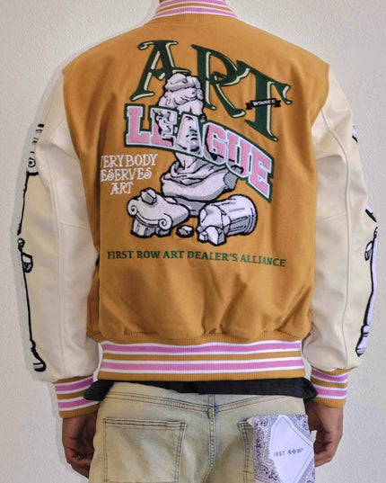 Art League Multi Patches Varsity Jacket Men