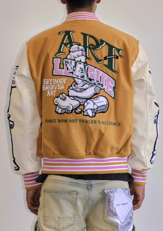 Art League Multi Patches Varsity Jacket Men