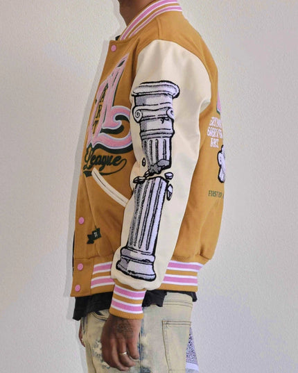 Art League Multi Patches Varsity Jacket Men