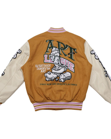 Art League Multi Patches Varsity Jacket Men