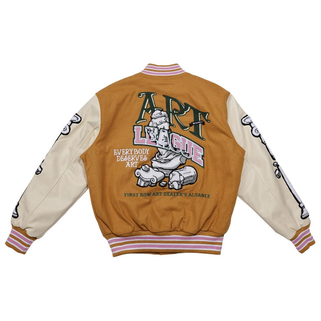 Art League Multi Patches Varsity Jacket Men