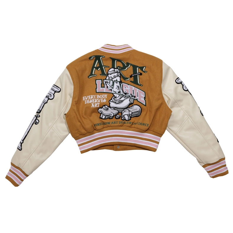 Art League Multi Patches Varsity Jacket Women