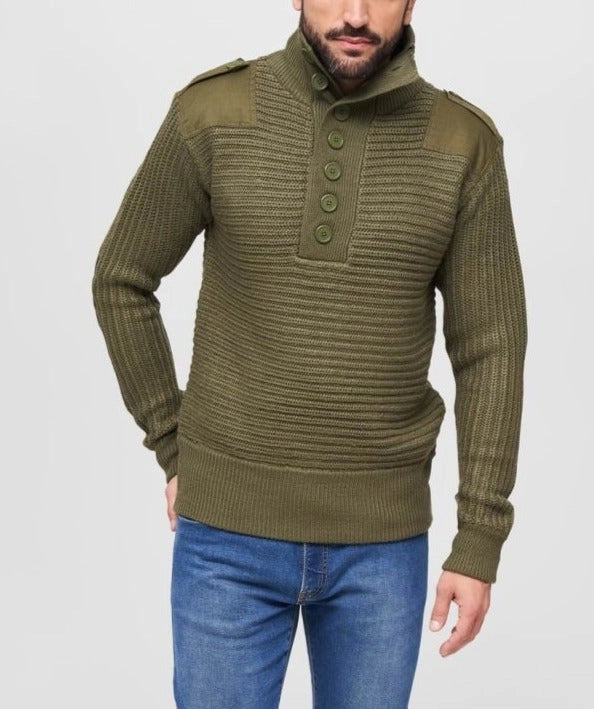 Austrian Alpine Army Sweater olive