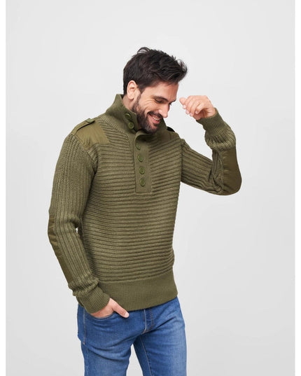 Austrian Alpine Army Sweater olive