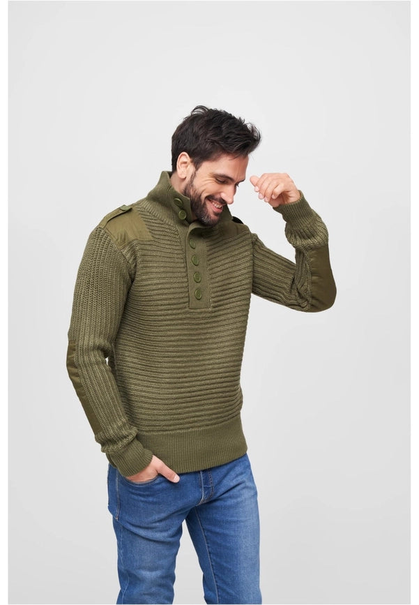 Austrian Alpine Army Sweater olive