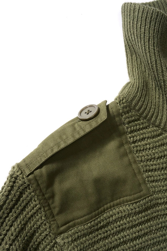 Austrian Alpine Army Sweater olive