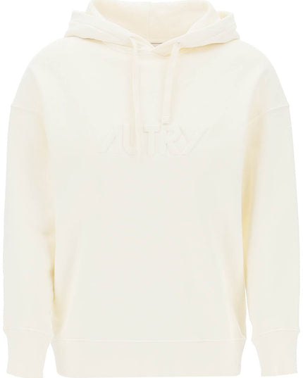 Autry embossed logo hoodie