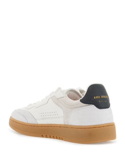 Axel Arigato white leather and suede sneakers dice t-toe with recycled materials