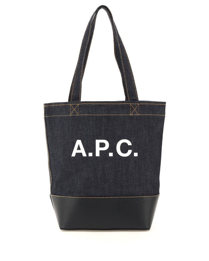 Axel Small Denim Tote Bag-women > bags > general > tote bags-A.P.C.-os-Blu-Urbanheer