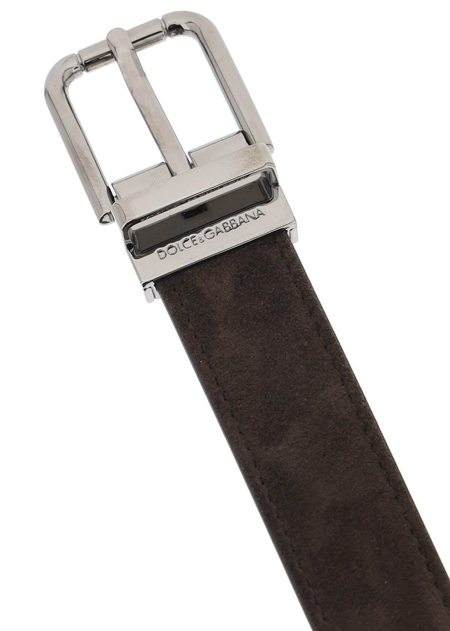 Dolce & Gabbana suede belt for stylish