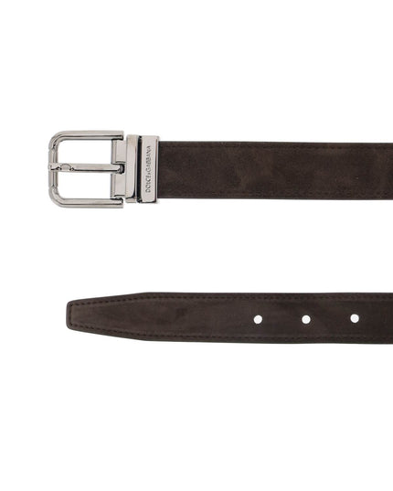 Dolce & Gabbana suede belt for stylish