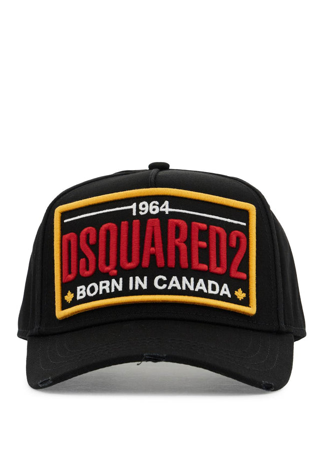 Dsquared2 baseball cap with logo patch