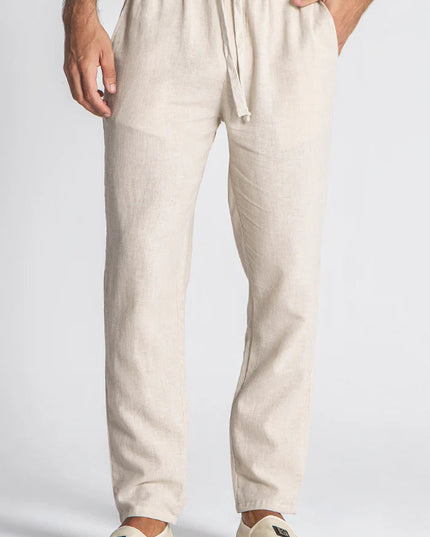 BEIGE LINEN PANTS-Pants-Gianni Kavanagh-XS-Urbanheer