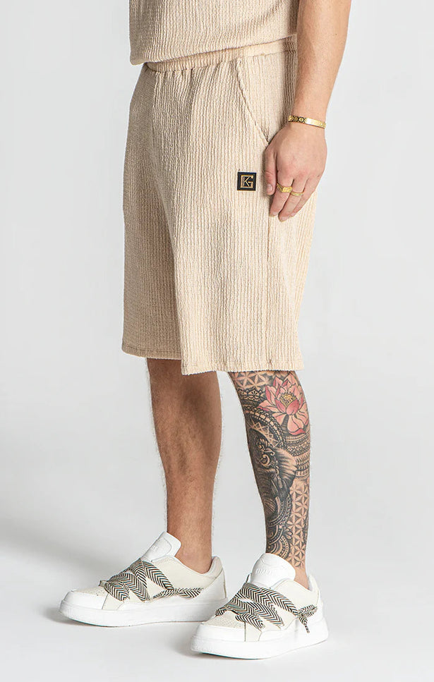 BEIGE RESORT SHORTS-SWIMSHORTS-Gianni Kavanagh-Urbanheer