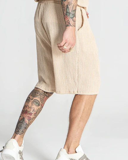 BEIGE RESORT SHORTS-SWIMSHORTS-Gianni Kavanagh-Urbanheer