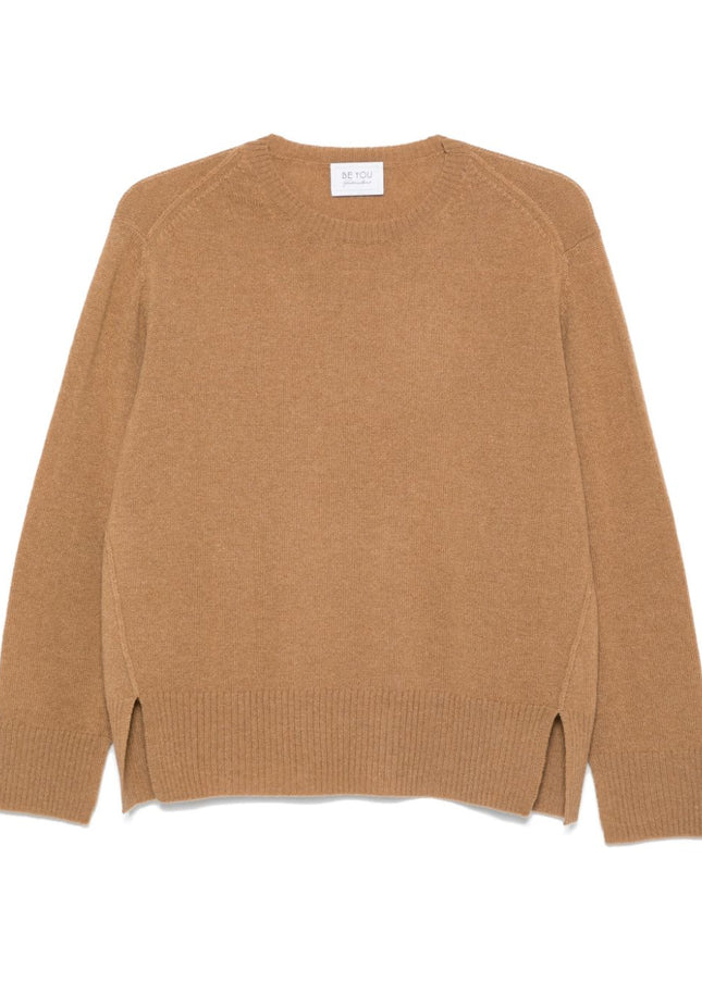 BEYOU Sweaters Camel