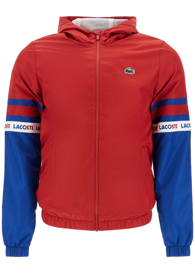 Lacoste sporty jacket with contrasting sleeves