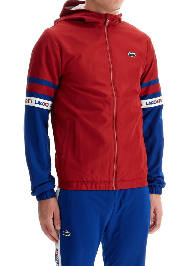 Lacoste sporty jacket with contrasting sleeves