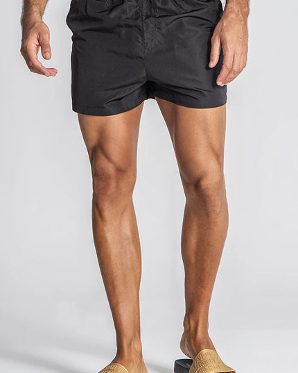 BLACK AUTHENTIC SWIMSHORTS-SWIMSHORTS-Gianni Kavanagh-Urbanheer