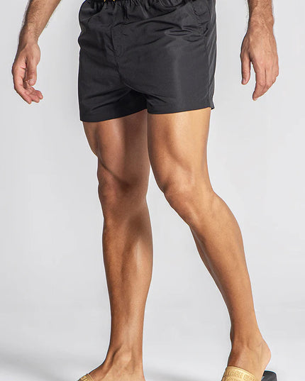 BLACK AUTHENTIC SWIMSHORTS-SWIMSHORTS-Gianni Kavanagh-Urbanheer