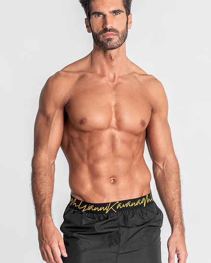 BLACK AUTHENTIC SWIMSHORTS-SWIMSHORTS-Gianni Kavanagh-XS-Urbanheer