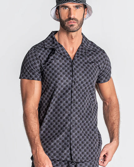 BLACK CLONE HAWAIIAN SHIRT-SHIRT-Gianni Kavanagh-XS-Urbanheer