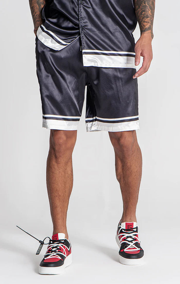 BLACK CUBANITO SHORTS-Shorts-Gianni Kavanagh-Urbanheer