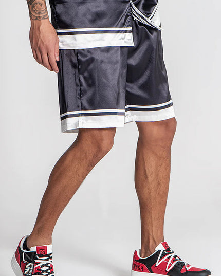 BLACK CUBANITO SHORTS-Shorts-Gianni Kavanagh-Urbanheer