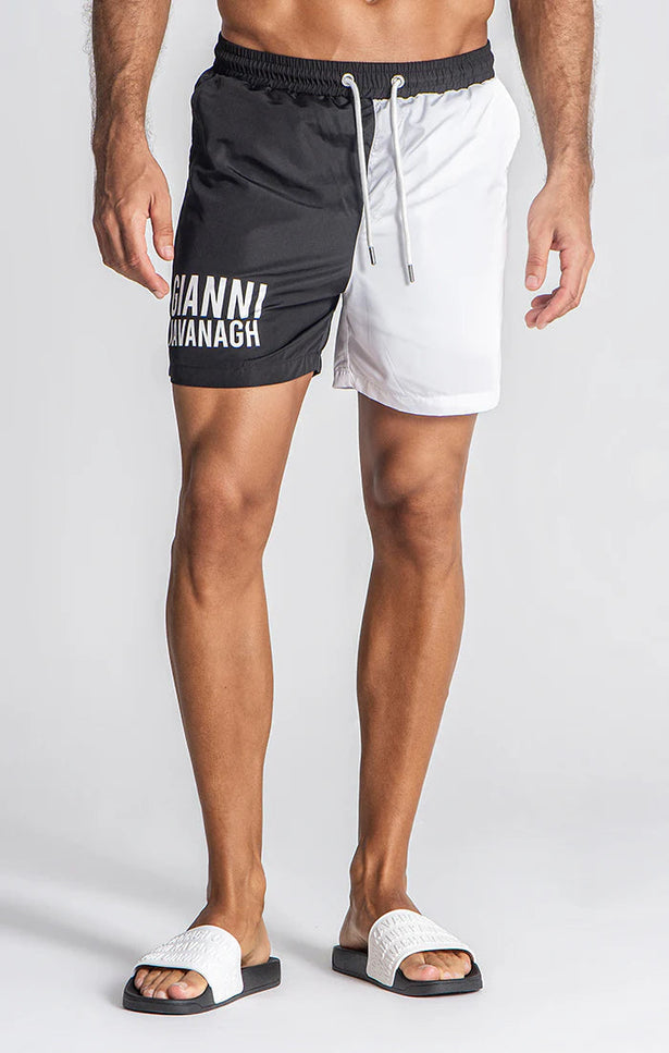 BLACK DIVIDE SWIMSHORTS-SWIMSHORTS-Gianni Kavanagh-XS-Urbanheer