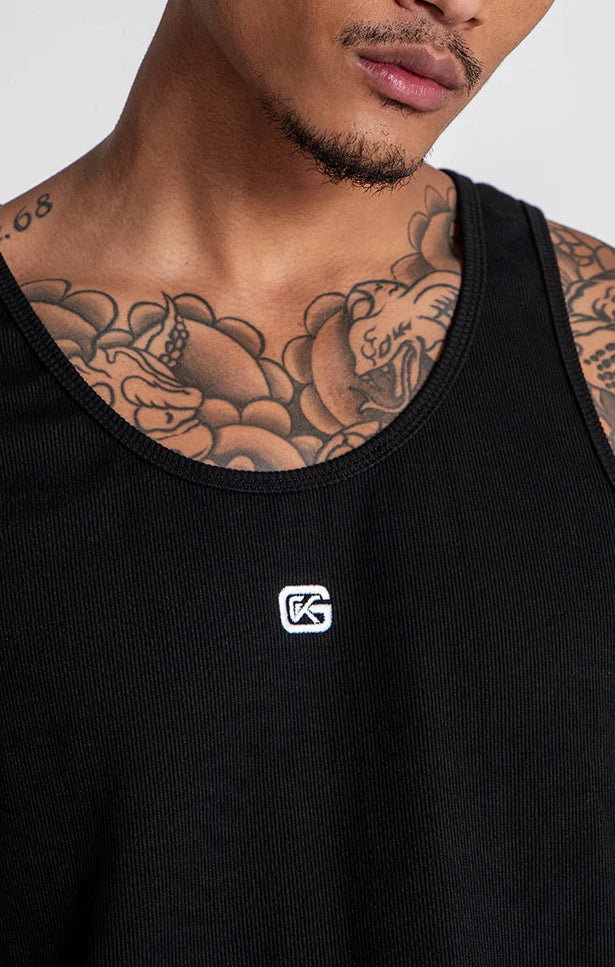 BLACK ID TANKTOP-Tank Tops-Gianni Kavanagh-Urbanheer