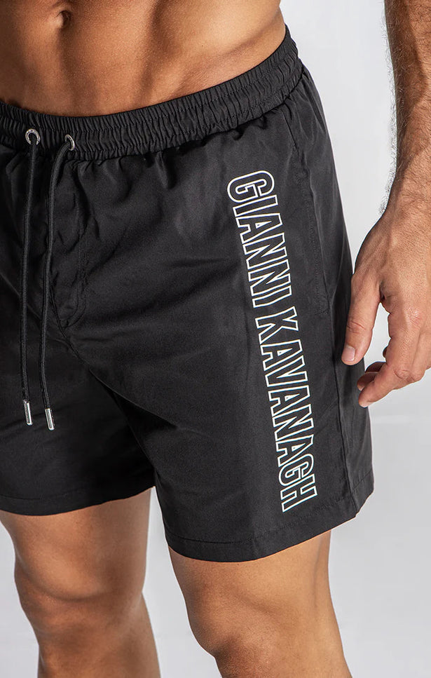 BLACK LIMIT SWIMSHORTS-SWIMSHORTS-Gianni Kavanagh-Urbanheer