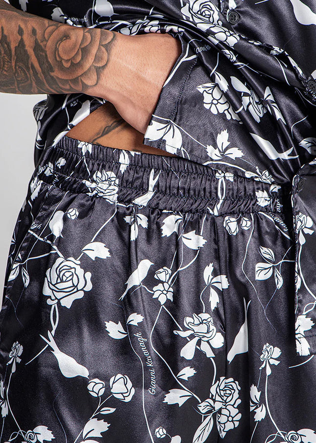 BLACK LOS FELICES SHORTS-Shorts-Gianni Kavanagh-Urbanheer