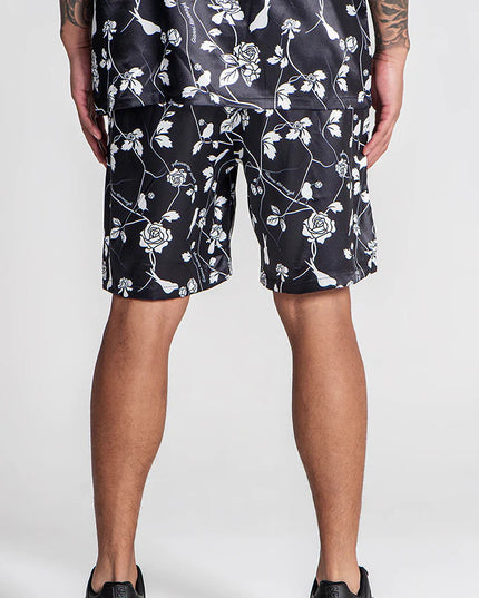 BLACK LOS FELICES SHORTS-Shorts-Gianni Kavanagh-Urbanheer