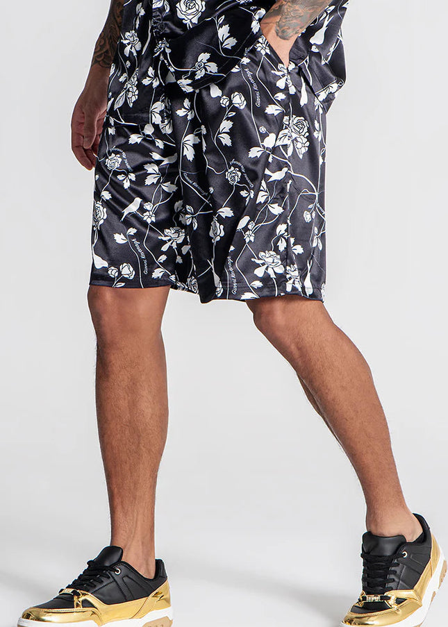 BLACK LOS FELICES SHORTS-Shorts-Gianni Kavanagh-Urbanheer